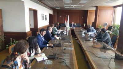  وزير الري يناقش مع وفد البنك الدولى التعاون في مجال الرى الحديث