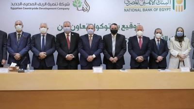 الريف المصري: البنك الأهلي يمنح شركة بمشروع الـ1.5 مليون فدان قرضًا بـ 20.5 مليون جنيه