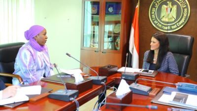 المشاط تبحث مع مديرة مجموعة البنك الإسلامي للتنمية الاستراتيجية التمويلية للبنك