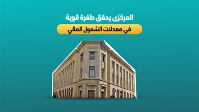البنك المركزي يحقق طفرة قوية في معدلات الشمول المالي 