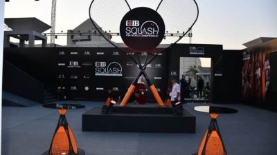 وزير الرياضة يشهد انطلاق دور نصف نهائي بطولة CIB للاسكواش لمحترفي الرجال و السيدات "صور"