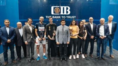 فوز ‏علي فرج ونور الشربيني ببطولة CIB الدولية المفتوحة للإسكواش «صور»