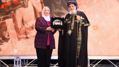 القباج تشهد الاحتفال بمشروع "بنت الملك" بالتعاون بين ناصر الاجتماعى والكنيسة القبطية