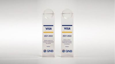 QNB receives prestigious awards from Visa
