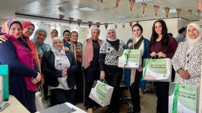 بنك التعمير والإسكان يشارك موظفاته الإحتفال بعيد الأم