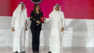 وزيرة التخطيط والتنمية الاقتصادية تتسلم جائزة أكبر شركاء التمويل للمؤسسة
