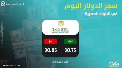 أسعار الدولار اليوم الأحد 21 مايو في البنوك العاملة بالسوق المصرفي المصري