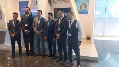 أشرف صبحي يتفقد جناح الوزارة بخيمة البنك المركزي بقاعة المؤتمرات بشرم الشيخ 