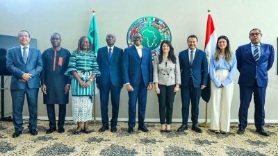 وزيرة التعاون الدولي تعقد جلسة مباحثات ثنائية مع رئيس مجموعة البنك الأفريقي للتنمية
