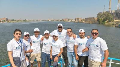الأهلي المتحد - مصر نظم فعالية لتنظيف نهر النيل بالقناطر الخيرية 23 سبتمبر الماضي 