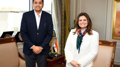 وزيرة الهجرة تستقبل رئيس شركة "إكسبو ريبابليك" لبحث دعم وترويج العقارات المصرية بالخارج