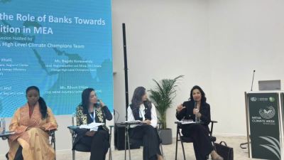 CIB hosted a panel titled “Transition Finance and the Role of Banks Towards Just Transition in MEA”