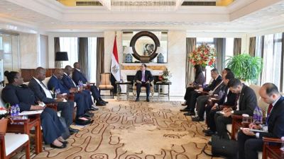 رئيس الوزراء يلتقي رئيس البنك الافريقي للتصدير والاستيراد "أفريكسيم بنك" والوفد المرافق له