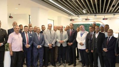 محافظ أسوان يفتتح أعمال التطوير بفرع البنك الأهلى المصرى بإدفو