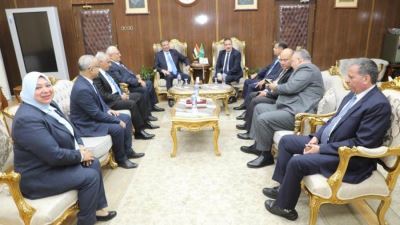 محافظ المنوفية يستقبل رئيس البنك الزراعى ضمن مبادرة "إيد بإيد" لدعم للأسر الأكثر احتياجا