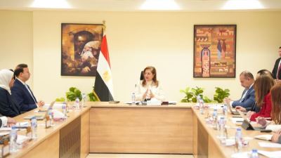 وزيرة التخطيط تتابع مسودة تقرير منظمة OECD الاقتصادي لمصر بحضور نائب محافظ المركزي