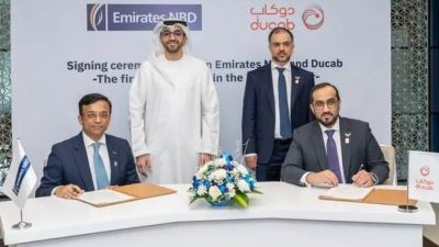 بنك الإمارات دبي الوطني يوقع اتفاقية شراكة ثنائية فى قطاع الطاقة مع شركة «دوكاب»