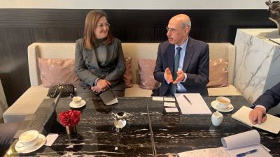وزيرة التخطيط والتنمية الاقتصادية تبحث سبل التعاون مع رئيس مجموعة البنك الإسلامي للتنمية