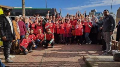 بنك saib ينظم يوم ترفيهي لذوي الهمم من مدينة دمنهور في سكي إيجبت