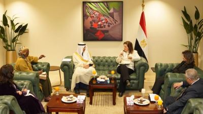 وزيرة التخطيط والتمية الاقتصادية تلتقي رئيس البنك الإسلامي للتنمية لبحث سبل التعاون المشترك