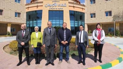 وفد من بنك QNB الأهلي يزور مستشفى شفاء الأورمان بالأقصر 