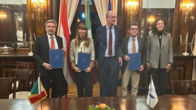 "التعاون الدولي" تُشارك في توقيع بروتوكول بين إيطاليا و"الأوروبي لإعادة الإعمار" لدعم الشركات الناشئة