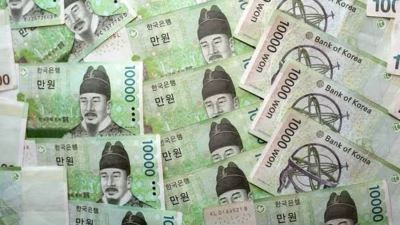 انخفاض الوون الكوري بأكثر من 7% 