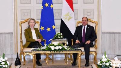 الرئيس السيسي يلتقي برئيسة المفوضية الأوروبية  تأكيداً لعمق وقوة العلاقات المصرية الأوروبية