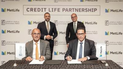 بنك الإمارات دبي الوطني – مصر يجدد الثقة ويزيد حجم الأعمال مع شركة متلايف لتأمينات الحياة للقروض الغير مُضمنة