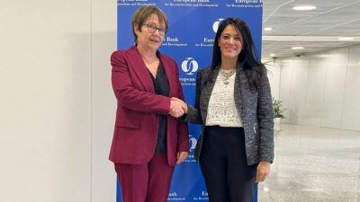 وزيرة التخطيط تبحث مع رئيسة الأوروبي لإعادة الإعمار نتائج حشد التمويلات الميسرة واستثمارات القطاع الخاص