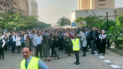 بنك القاهرة يقوم بإجراء تجربة إخلاء ناجحة للتأكد من سلامة منظومة الطوارئ