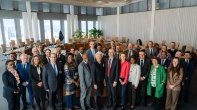 البنك المركزي يُشارك في حوار رفيع المستوي بشأن سياسات تغير المناخ