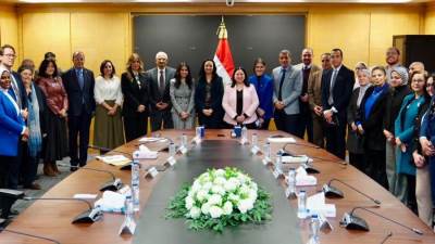 غادة توفيق تُشارك فعالية الإعلان عن النتائج النهائية لدراسة قياس أثر برنامج «باب أمل» لدعم الأسر الأكثر فقرًا