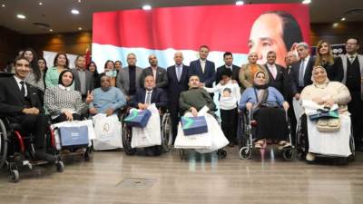 وزيرا الزراعة والشباب والرياضة والقائم بأعمال البنك الزراعي يشهدون احتفال اليوم العالمي لذوي الهمم