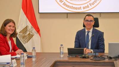 وزير الاستثمار والتجارة الخارجية يلتقي وفد مؤسسة "موديز" العالمية في إطار مراجعة التصنيف الدورية لمصر