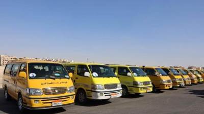 البنك الزراعي المصري يسلم 78 ميكروباص ضمن مبادرة إحلال السيارات في المنيا