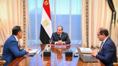 الرئيس السيسي يوجه بمواصلة الجهود المكثفة للحد من التضخم