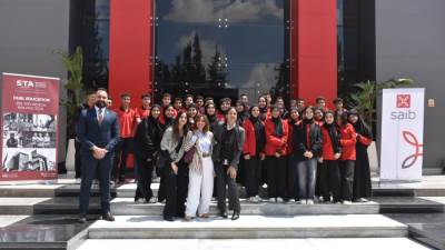 بنك saib يشارك في اليوم العربي للشمول المالي ويعزّز الوعي المالي لطالبات مؤسسة السويدي إليكتريك