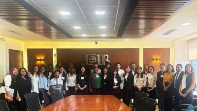 CIB يستضيف طلاب جامعة شيكاغو بالتعاون مع الجامعة الأمريكية بالقاهرة في جلسة حول التمويل المستدام