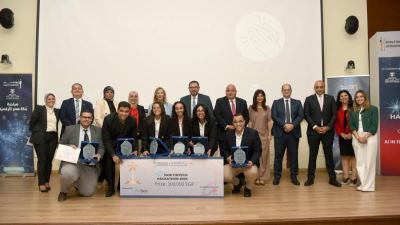 Launch of the Artificial Intelligence Hackathon in Financial Technology under the umbrella of “FinTech Egypt” in collaboration between the Central Bank of Egypt and the Ministry of Communications.