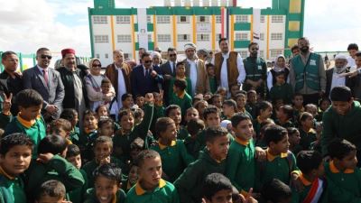 البنك الأهلي المصري يفتتح مدرسة أولاد مازن للتعليم الأساسي بمطروح بالتعاون مع مؤسسة مصر الخير