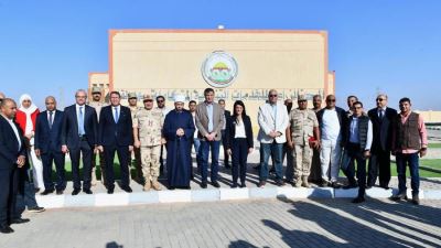 QNB  مصر ومركز بحوث الصحراء يوزعان مشروعات تنموية على المزارعين في سهل القاع بجنوب سيناء