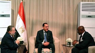 رئيس الوزراء يشارك في فعالية الإعلان عن انشاء مركز التجارة الأفريقي بحضور محافظ البنك المركزي المصري