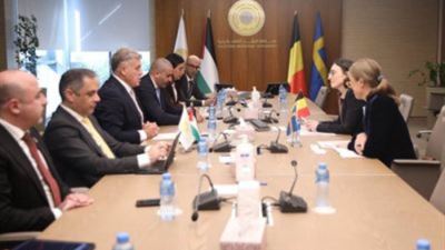 محافظ سلطة النقد الفلسطيني يطلع القنصلين البلجيكي والسويدي على أخر تطورات القطاع المصرفي الفلسطيني